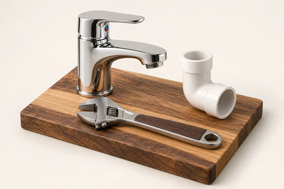 Illustration 3D · Plomberie de base